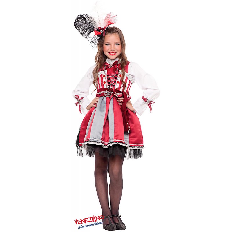 Costumi Carnevale ANGELICA LA BUCANIERA BABY 56860 - CarnevaleVeneziano