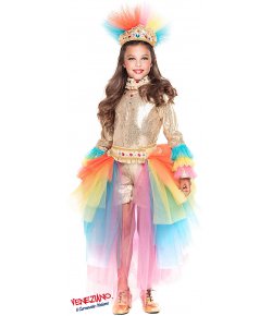 WYB Costume Da Travestimento Per Ragazze - Ispirato A Personaggio Cartoon, Con Gonna, Collana E Accessori, Per Halloween E Compleanno