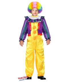 strapless open back dress Trickz N' Treatz Pastel Clown Cheerleader Costume Set main image 1