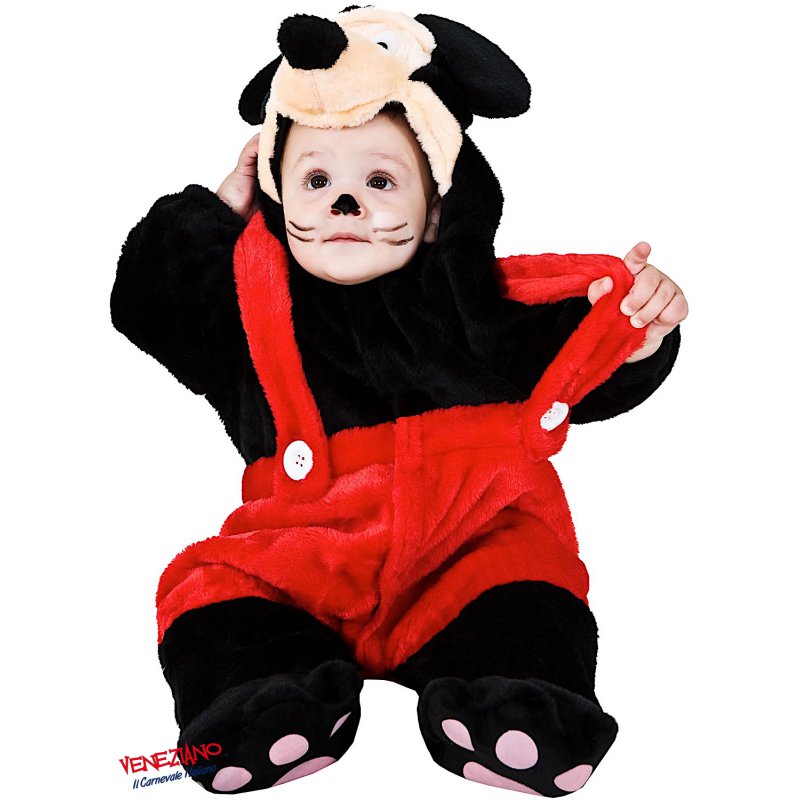 Costume Carnevale Bimbo Tigre In Caldo Peluche PS 26107