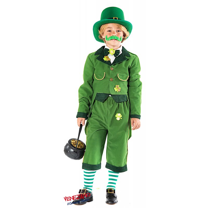 VERDE Collant Elfo Costume Natale adatto per maschi e una dimensione Donna