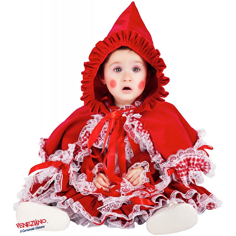 Costumi Carnevale PICCOLA CAPPUCCETTO ROSSO LUSSO 5038 - CarnevaleVeneziano