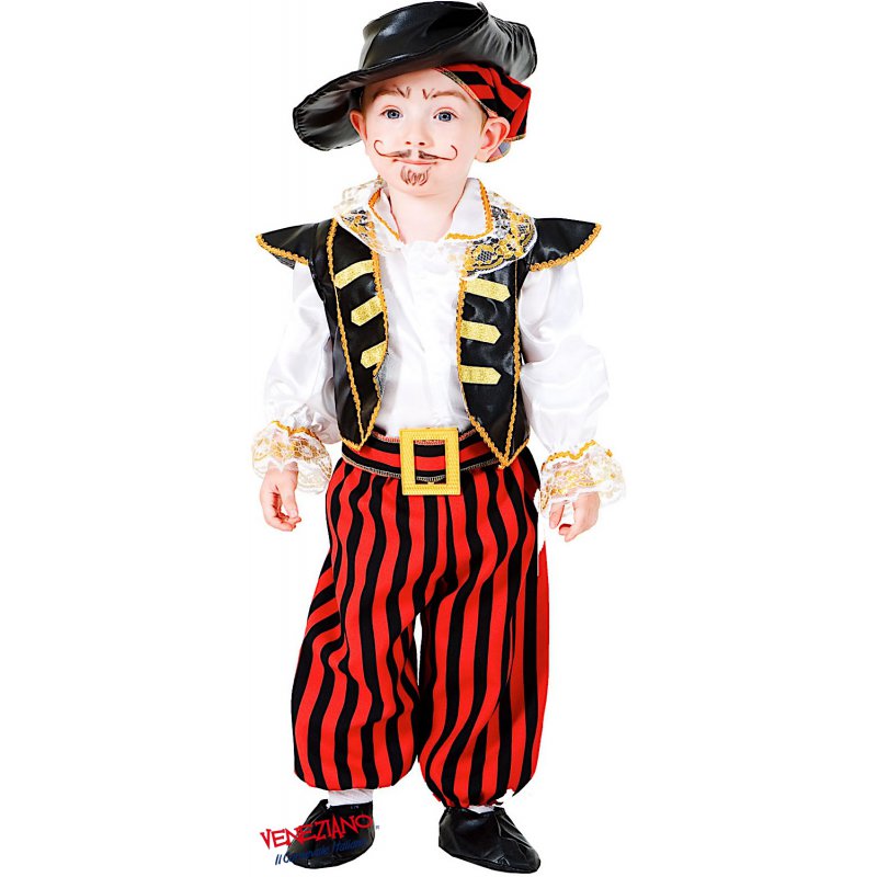 Costumi Carnevale PIRATA DEI CARAIBI NEONATO 2926 - CarnevaleVeneziano