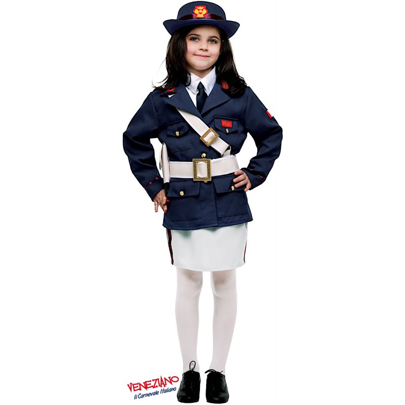 vestito poliziotta bambina