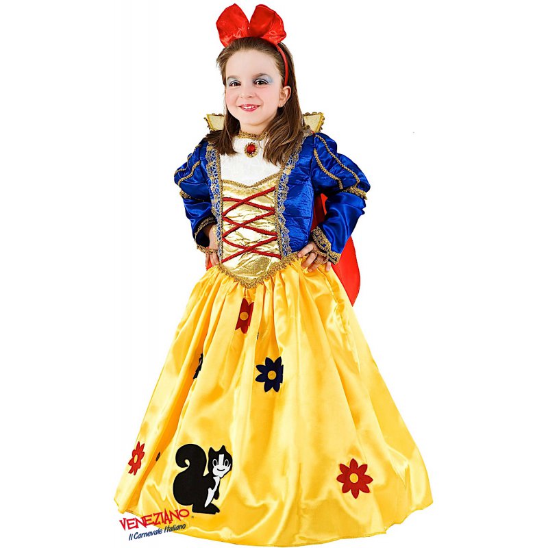 Costumi Di Carnevale Principessa Dei Boschi Lusso Baby 1192 Carnevaleveneziano