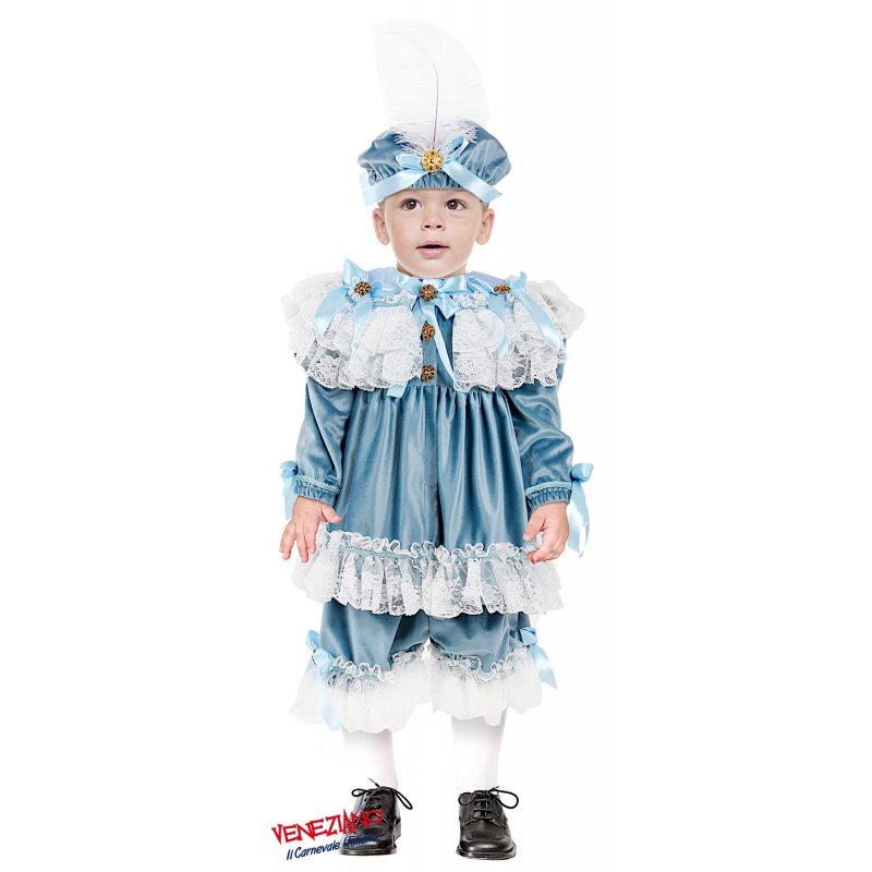 COSTUME VESTITO ABITO TRAVESTIMENTO CARNEVALE BAMBINO PRINCIPE