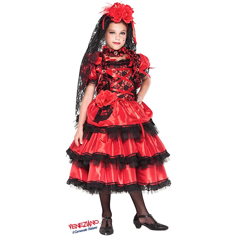 Costume di Carnevale da Spagnola per bambina - Tutto per i bambini In  vendita a Barletta-Andria-Trani