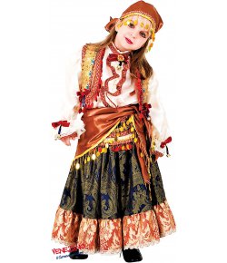 Fiestas Guirca Costume Donna Gitana zingara cartomante Taglia l
